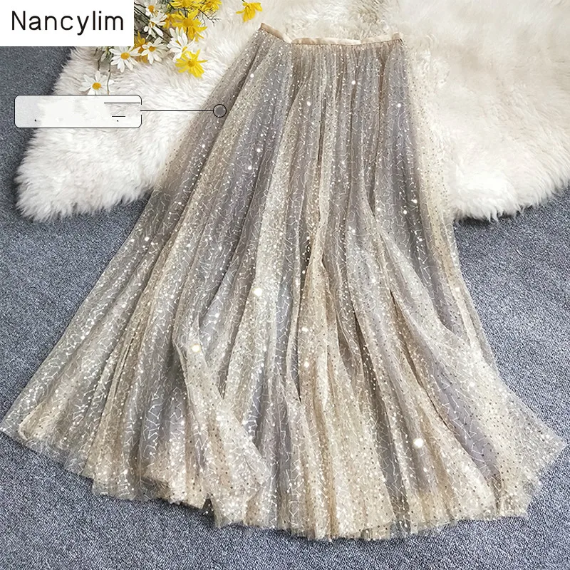 Fantasy Star Fairy Rok Schudden Voice Mode Fonkelende Zware Industrie Pailletten Geborduurde Rok Vrouwen 2019 Lente Herfst Rokken Fantasy Star Fairy Rok Schudden Voice Mode Fonkelende Zware Industrie Pailletten Geborduurde Rok Vrouwen 2019 Lente Herfst Rokken