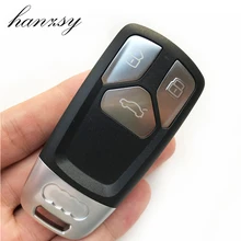 

HANZSY 3 Buttons Smart Key Fob For Audi Q7 SQ7 A4L A5 S5 2016 2017 2018 2019 Replacement Car Remote Key Shell Case Uncut Blank