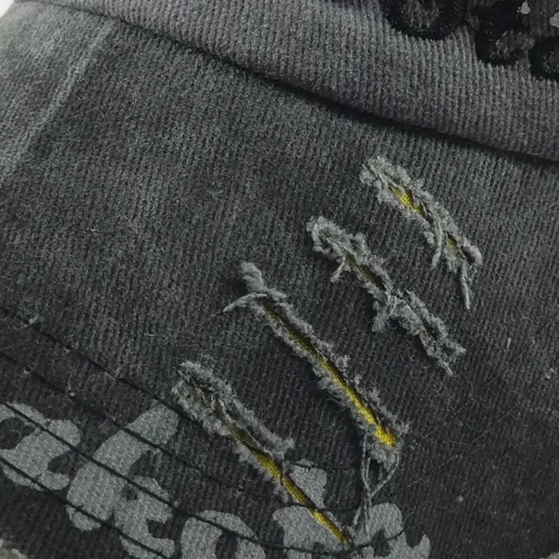 6 цветов Потертая джинсовая кепка Snapback s Осень Хлопок Письмо Новая мужская и женская бейсболка Sunblock Beisbol Casquette