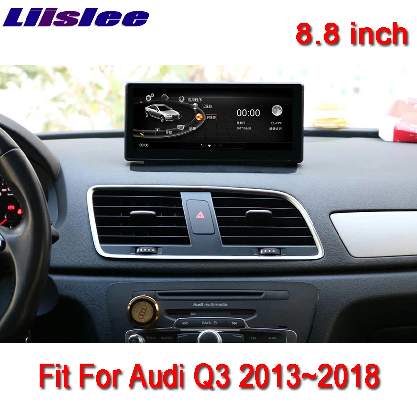 Liislee 8 &quotAndroid для Audi Q3 2013 ~ 2018 сенсорный экран gps навигация радио стерео тире