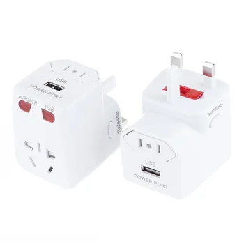 

Multi-function USB Conversion Plug British, European and American Australian Standard Multi-national Plug Converter