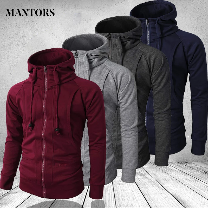 Hip Hop Zipper Hooded Sweatshirt Men 2020 Spring Casual Solid Hoodies Sweatshirts Male Brand Streetswear Jackets Red Black 3XL Hip Hop Zipper Hooded Sweatshirt Men 2020 Spring Casual Solid Hoodies Sweatshirts Male Brand Streetswear Jackets Red Black 3XL