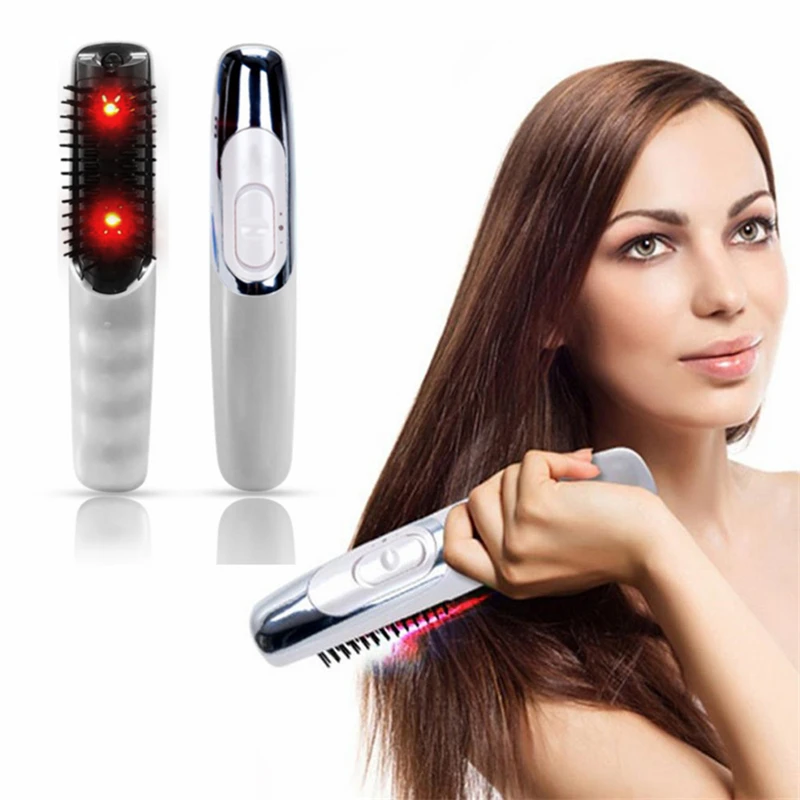 

New Negative Ion Laser Electric Hair Growth Comb Antistatic Anti-Hair Loss Scalp Massage Comb Brush Auto Styling Tool