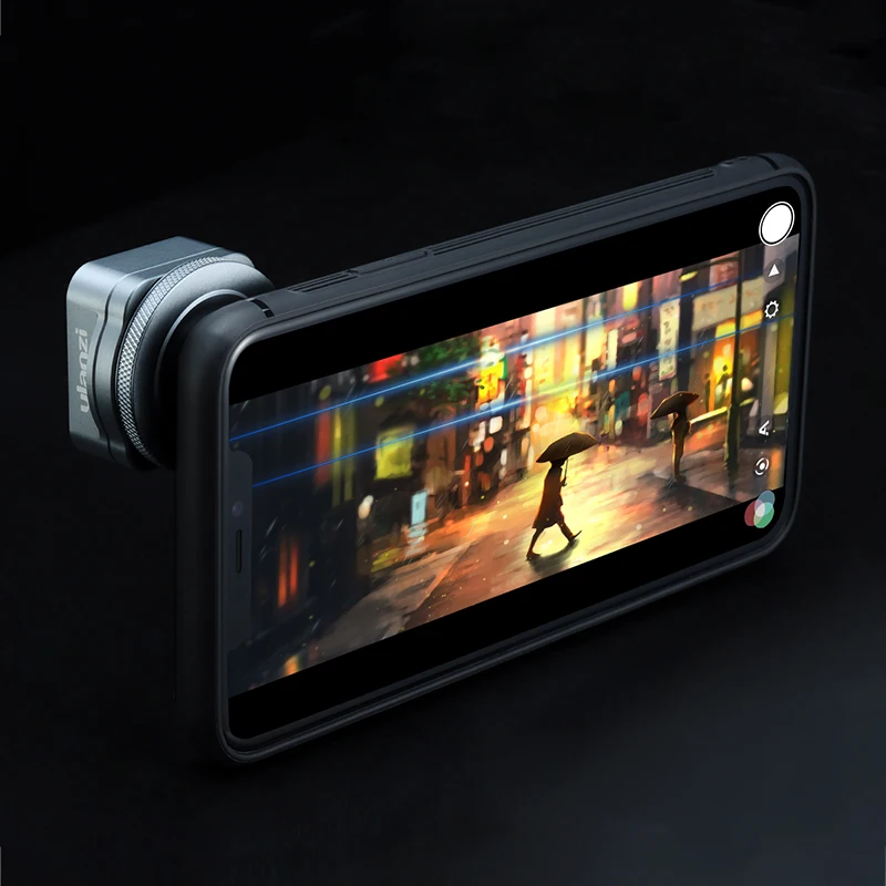  Smart Phone 1.33X Anamorphic Phone Lens Wide Screen 17MM Thread Film Lens for iPhone 11 Pro Max X X
