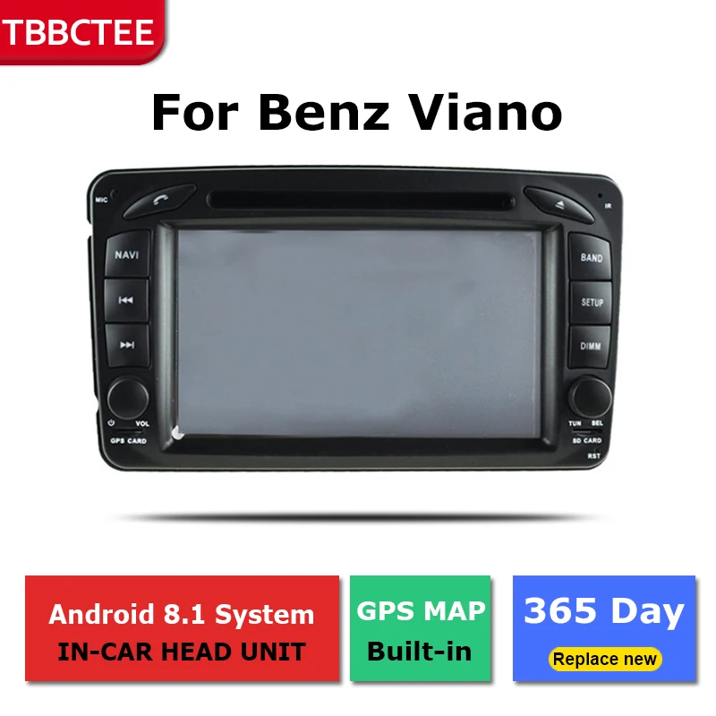 Excellent Android Car GPS Navigation For Mercedes Benz Viano 2004~2007 Car dvd player BT RDS Mlutimedia player Navi 2Din WiFi 1