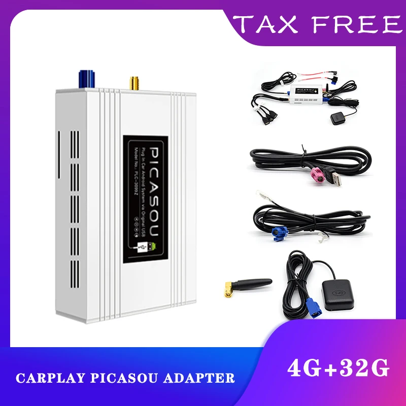 Hicasou カープレイアダプター Hdmi入力 Androidシステム オリジナルのusb 4 32g 4 64g プラグ 再生 車用マルチメディアプレーヤー Aliexpress