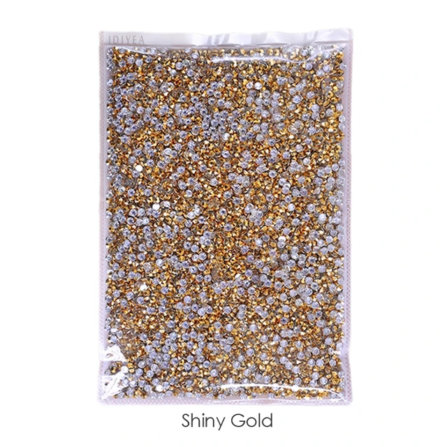 Wholesale Jelly AB Resin Non Hot Fix Rhinestones Cтразы Flatback Plastic Crystals Strass Glitters Stone Bulk Big Package for DIY Shiny Gold