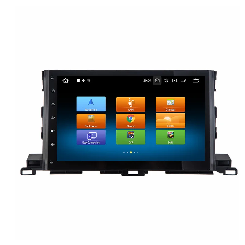 Lenvio ips 4 Гб ОЗУ 32 Гб ПЗУ Восьмиядерный Android 9,0 автомобильный dvd-плеер для Toyota Highlander радио gps навигация Мультимедиа