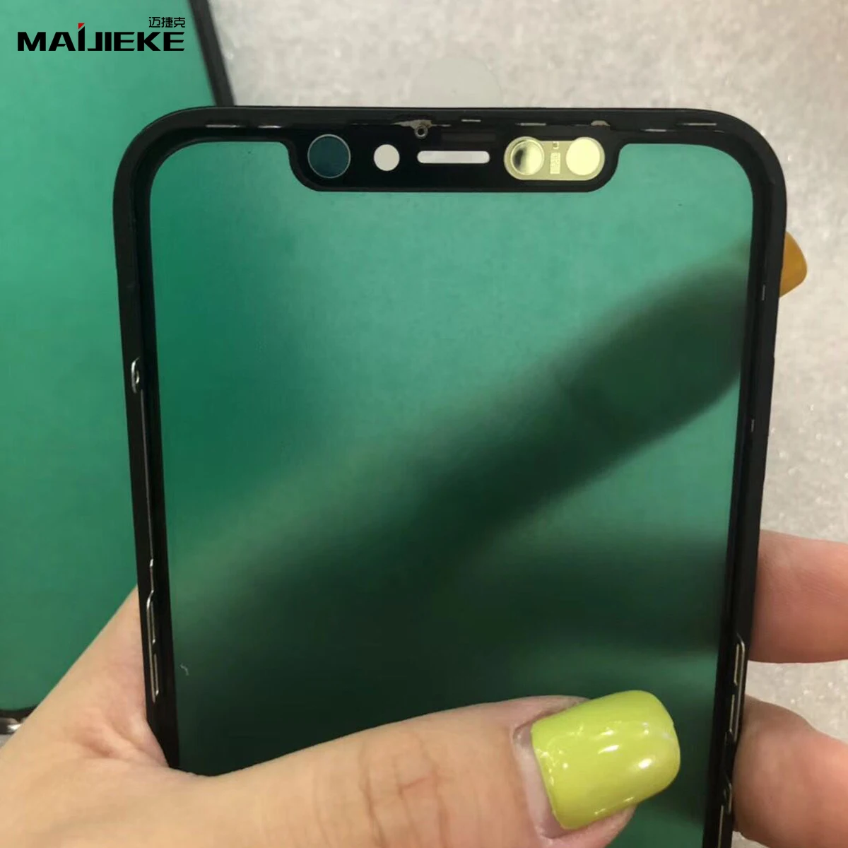 2 в 1 передний экран Внешний стеклянный объектив с рамкой для iPhone 11 ЖК-стекло с рамкой в сборе Замена