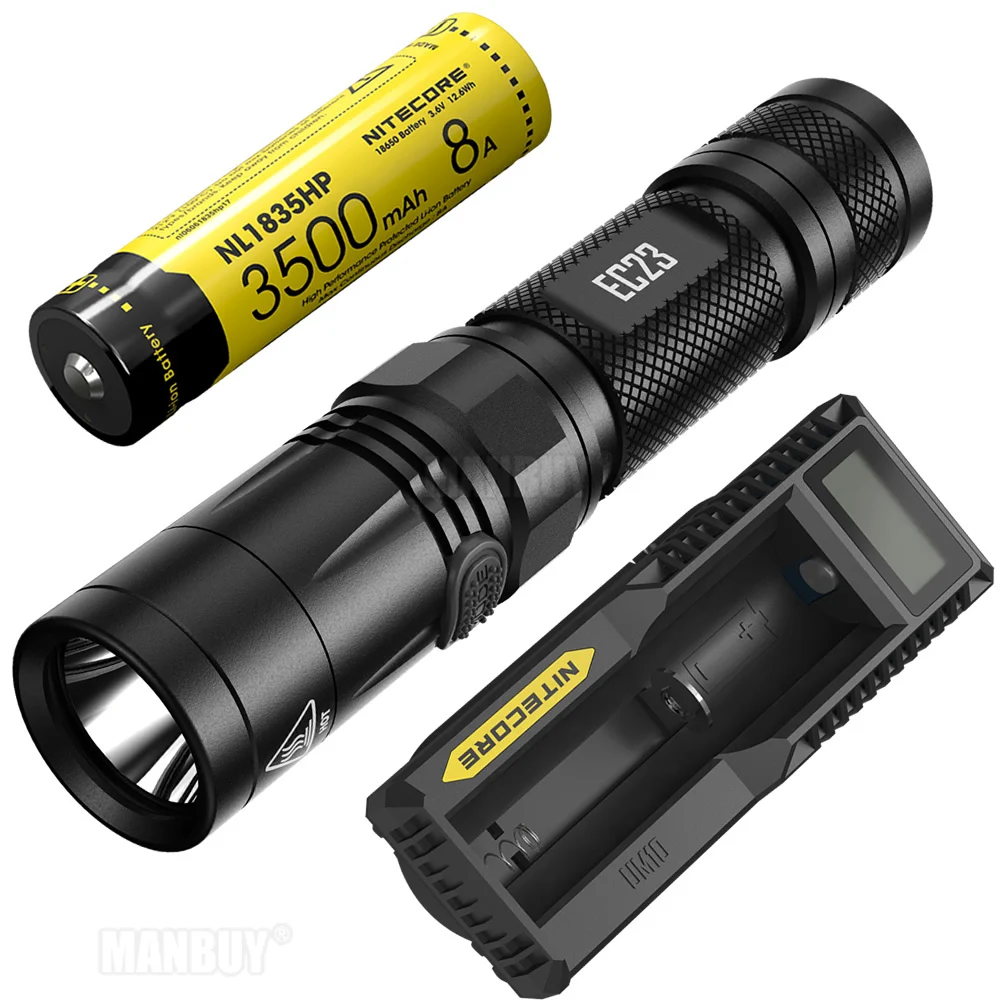 Лидер продаж NITECORE EC23 + UM10 зарядное устройство Перезаряжаемая батарея 18650