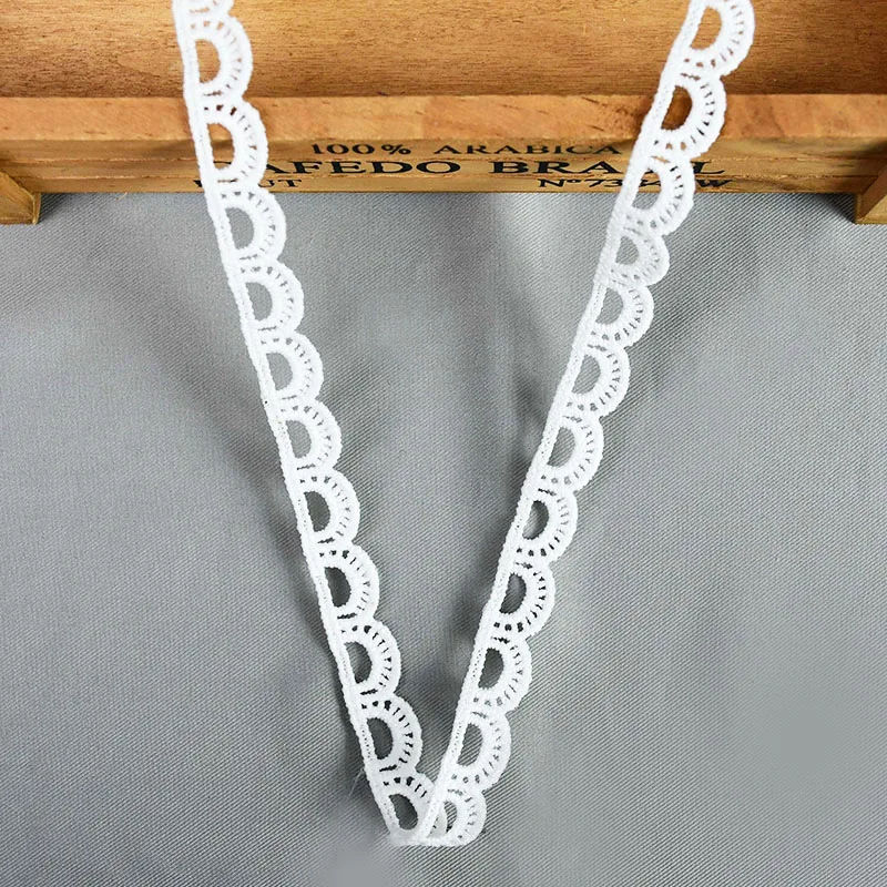 5 yards Weiß Net Spitze Band Blume Spitze Stoff Trim Für Kleidung Hochzeit Party Geschenk Verpackung Dekor DIY Nähen Handwerk zubehör – Detail 14