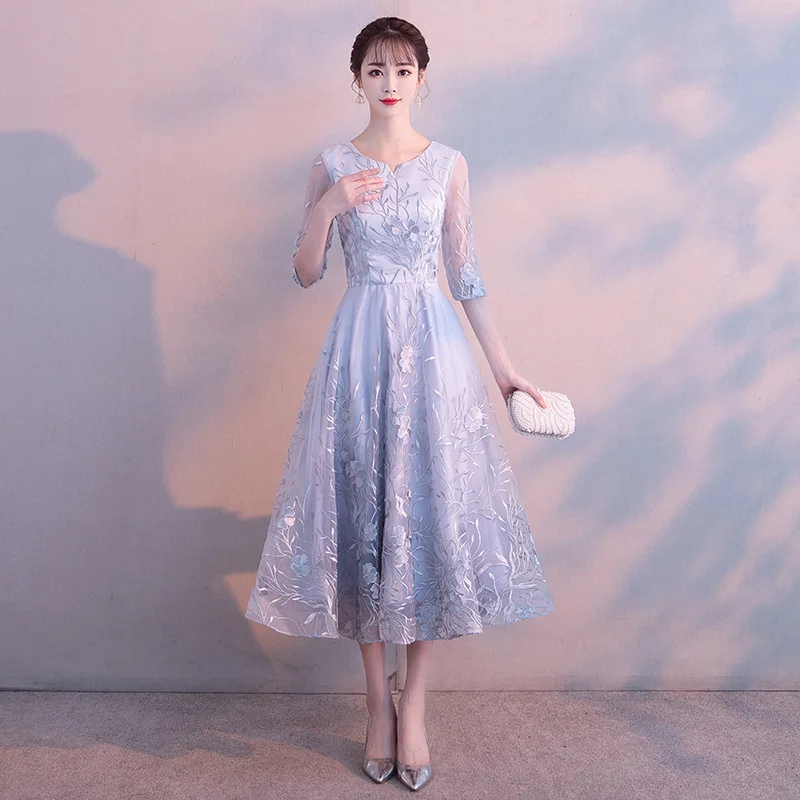 Вельветовое платье с расклешенными рукавами, Qipao, женское платье русалки, вечернее платье с вырезом лодочкой, сексуальные роскошные свадебные платья для невесты, халат De Soiree