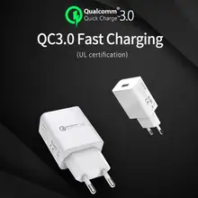 Hannord Quick Charge QC 3,0 18 Вт EU Plug USB зарядное устройство QC3.0 быстрое настенное зарядное устройство для samsung s10 Xiaomi iPhone huawei мобильный телефон