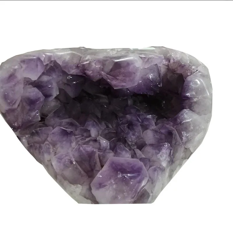 

900g Amethyst Geode Heart - Amethyst Crystal Heart - Amethyst Druzy Heart
