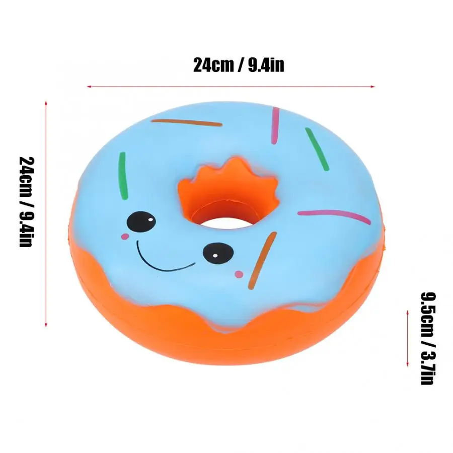 5 Styles PU Rebound Donut Cake Stress Ball Slow Rising Soft Sticky Squeeze Food Toys For Kids Stress Relief Toys Gift Home Decor