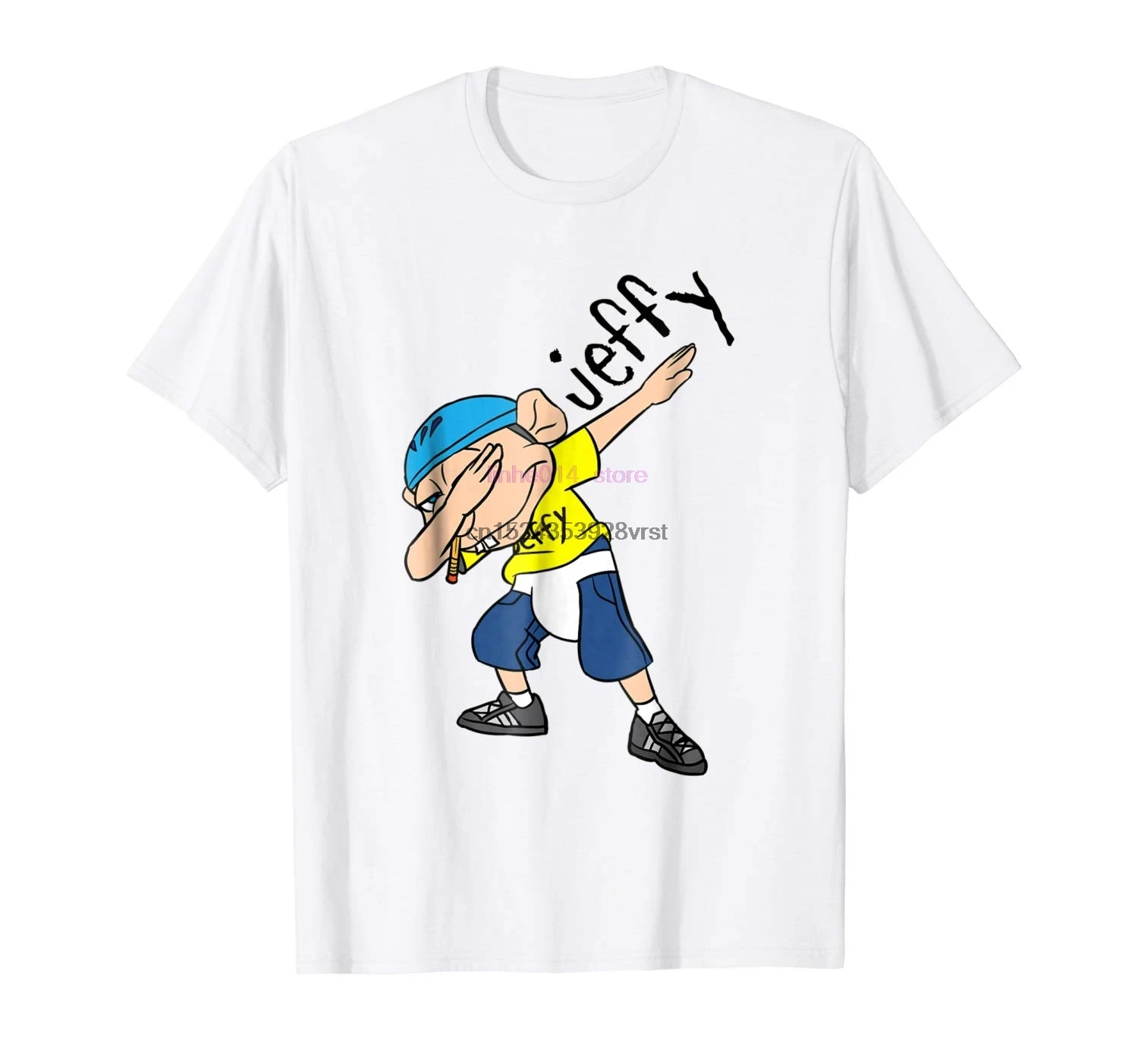 Брендовая мужская футболка Jeffy, забавная Новинка