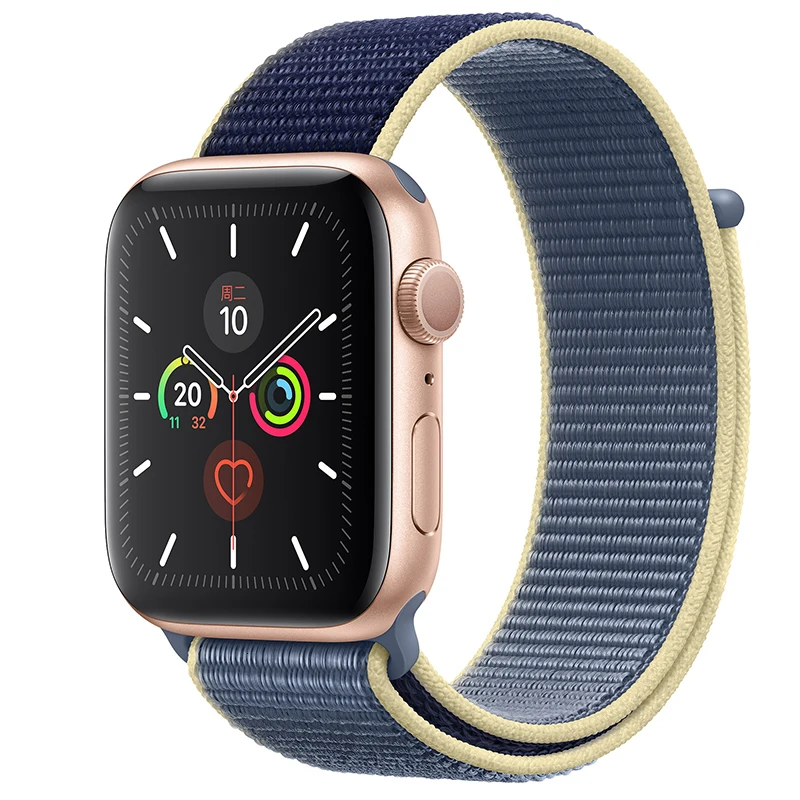 Нейлоновый ремешок для Apple Watch band series 5 iwatch 44 мм ремешок 38 мм 44 мм 40 мм iwatch sreies 4 3 2 pulseira браслет ремешок для часов