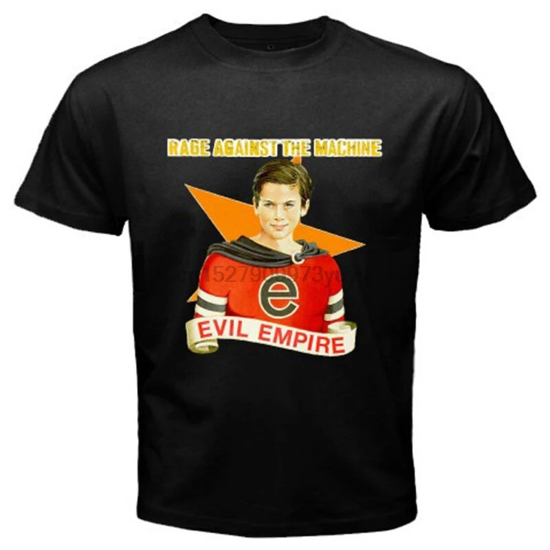Rage Against The Machine Evil Empire Rock Band Men S Black T Shirt Size S 3xl T Shirts Aliexpress