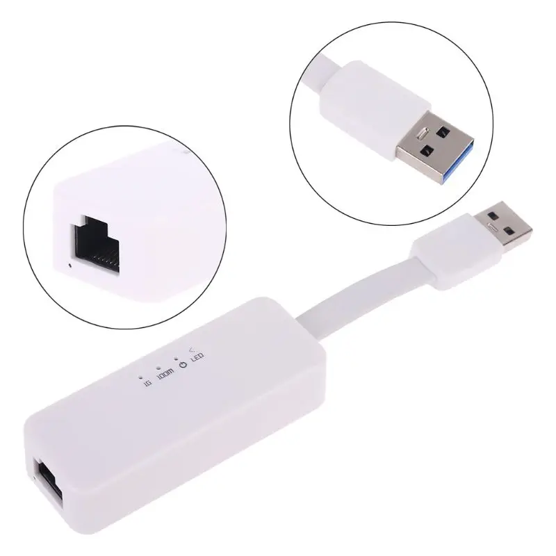 USB 3.0 to RJ45 Gigabit 10/100/1000 Mbps Net Work Card Adapter for Mobile Phones Notebook Tablets | Компьютеры и офис