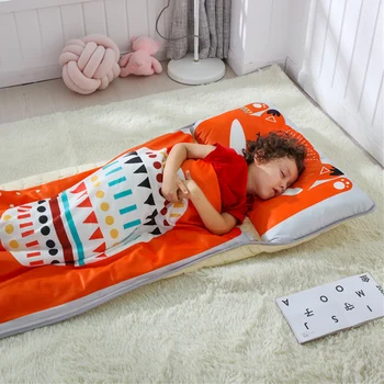 

Washable 75x155cm Baby Sleeping Bag Cartoon Four Seasons Kids Cotton Sleeping Bag Newborn Anti-kick Quilt Sleeping Bag 3M-6T
