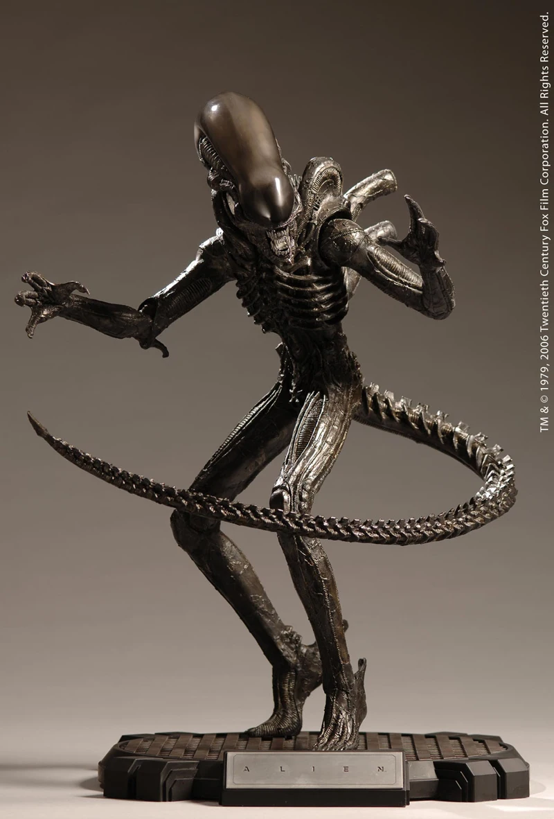 1/3 inemaquette alien полноразмерный портрет инопланетянин отец статуя CQ смола около 29