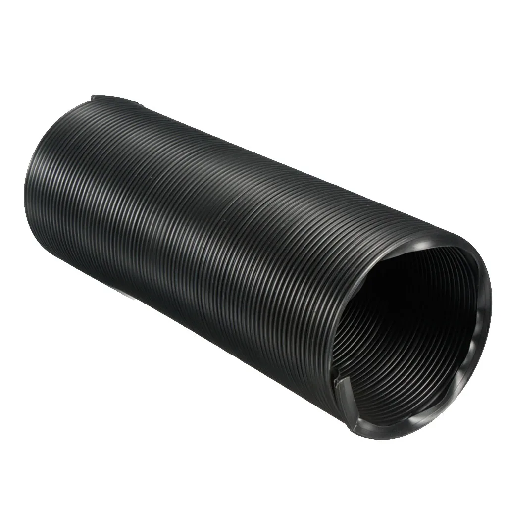Black Ducting Hose Silicone Brake Cold Air Induction Intake Pipe Various Size
