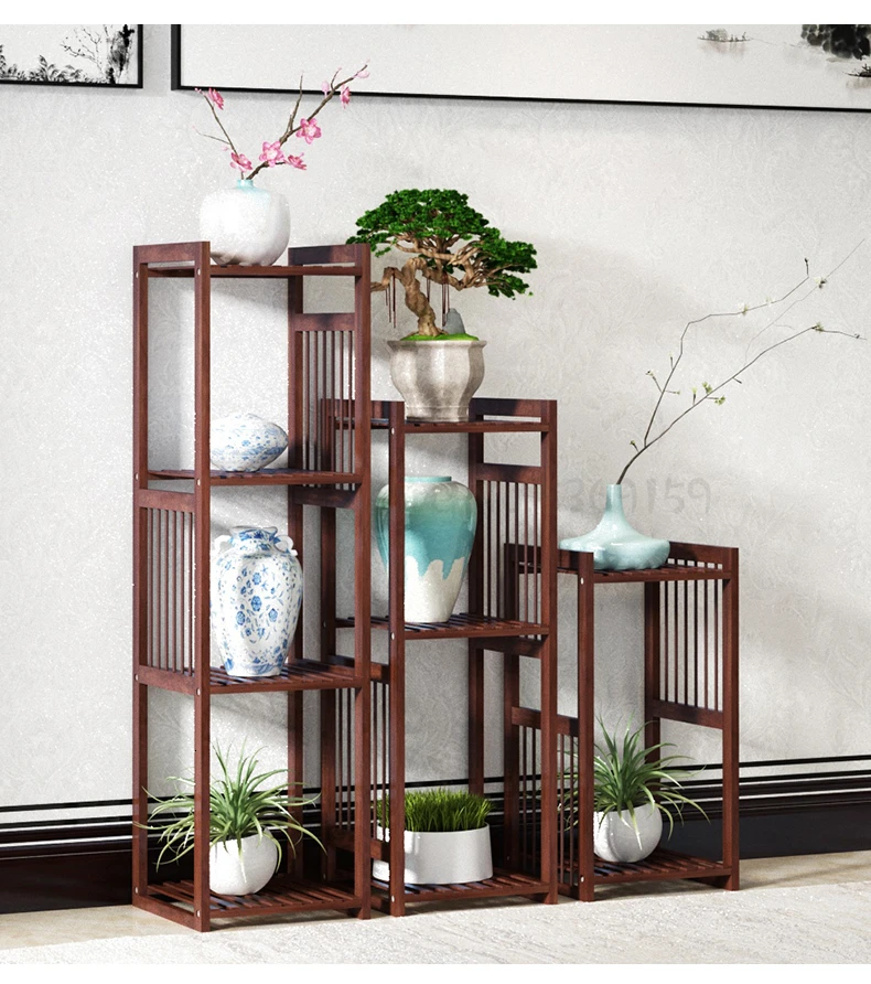 New Style Flower Rack Indoor A Living Room Northern Europe Balcony Shelf Green Luo Pylons Landing Type Meaty Flowerpot Frame