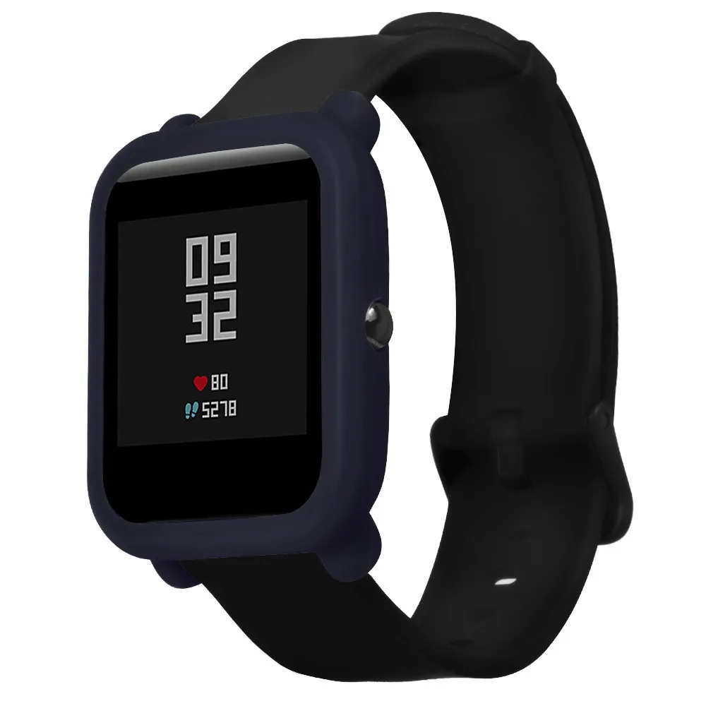 Мягкий защитный силиконовый чехол из ТПУ для Huami Amazfit Bip Youth Watch, умные часы, защита от падения, водонепроницаемые аксессуары