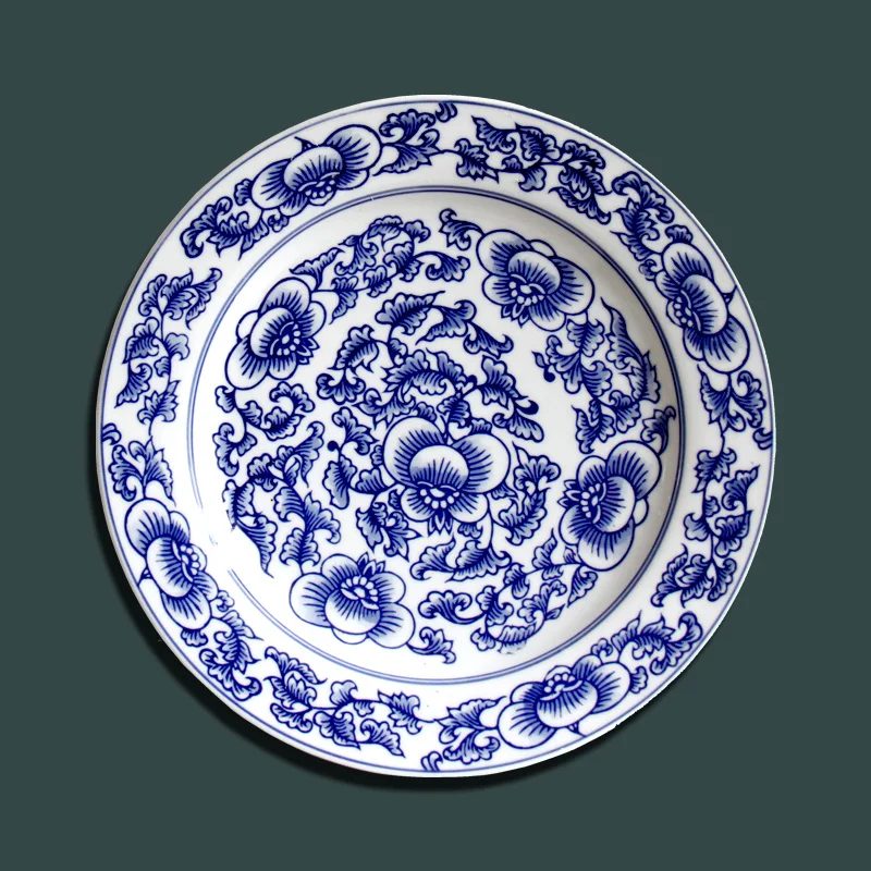 Jingdezhen Ceramics European-style Foreign Trade Mediterranean Blue And White Porcelain Wall Decoration Plate Wall Living Room 6