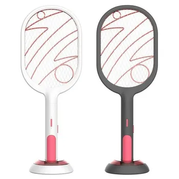 

2 In 1 Electric Shock Powerful Mosquito Swatter New Multifunctional Usb Rechargeable Home Night Fly Insect Flies Swatters Lamp