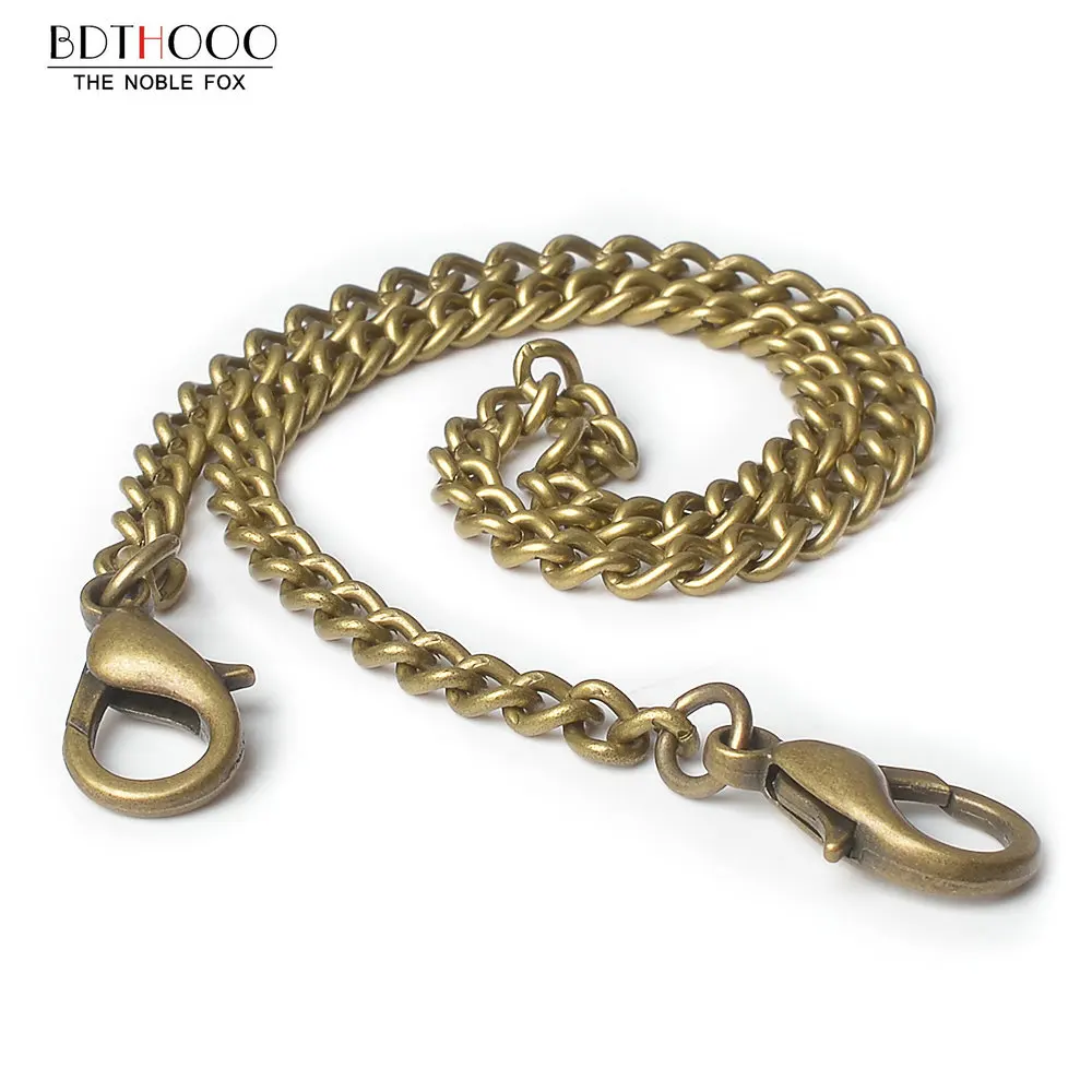 10pcs/set 40cm Replacement Metal Chain For Bags Handle Crossbody Handbag Antique Bronze DIY Bag Strap Accessories Hardware Lot
