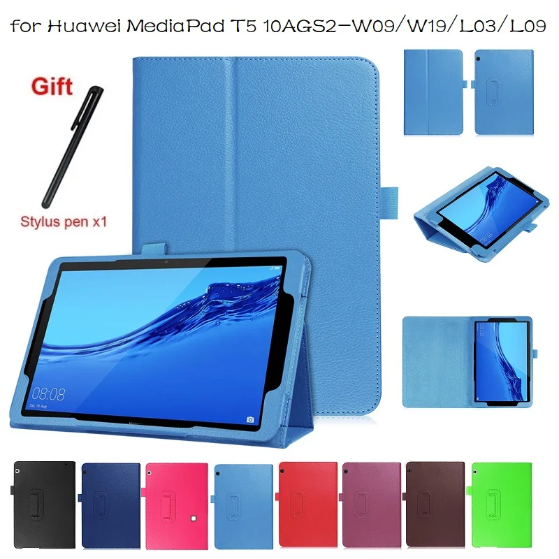 MediaPad T5 10 ( AGS2-W09/L09/L03/W19 ) Case for Huawei 10.1 Inch Smart with Auto Wake / Sleep + Free Stylus | Компьютеры и офис