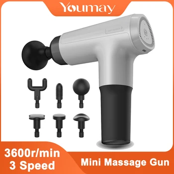 

Youmay Mini Massage Gun Muscl Massager Body Relaxation Sport Pain Relief Therapy Exercising Slimming Shaping Massager for Back