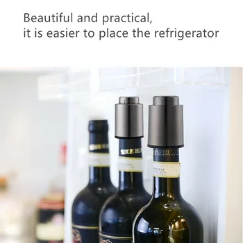 

Vacuum Wine Bottle Cap Cork Vacuum Sealer Red Wine Cork Fresh Bottle Champagne Cork Kitchen Bar Tool BJStore