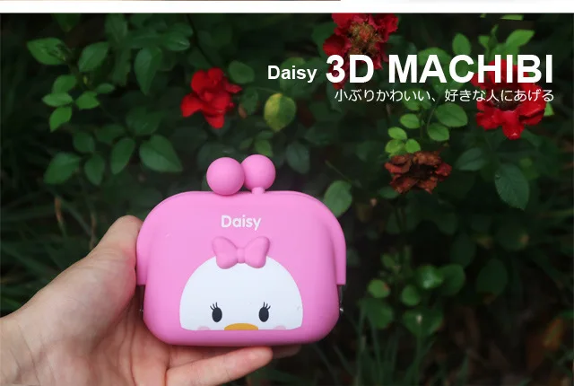 Disney аутентичный Микки Минни Маус мультфильм милый силиконовый кошелек для монет маленьких девочек кошелек маленькие подарки для кошелек для мальчиков