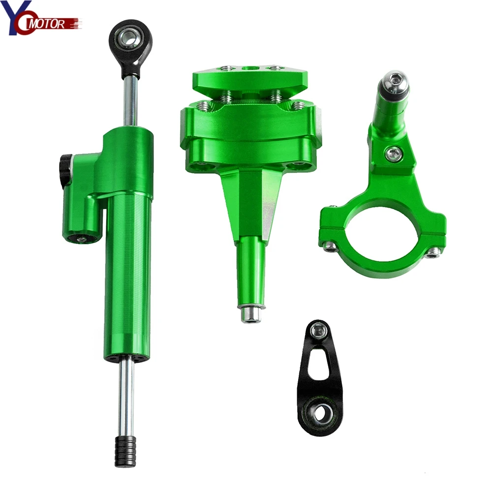 Новый зеленый/черный для KAWASAKI Ninja 400 2018 2019 CNC аксессуары алюминиевый мотоцикл