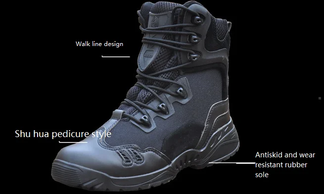 Outdoor Autumn Winter Men Warm Hiking Boots Tactical Mountaineering Walking Sneakers New Warm Non-Slip High-Top Waterproof Shoes