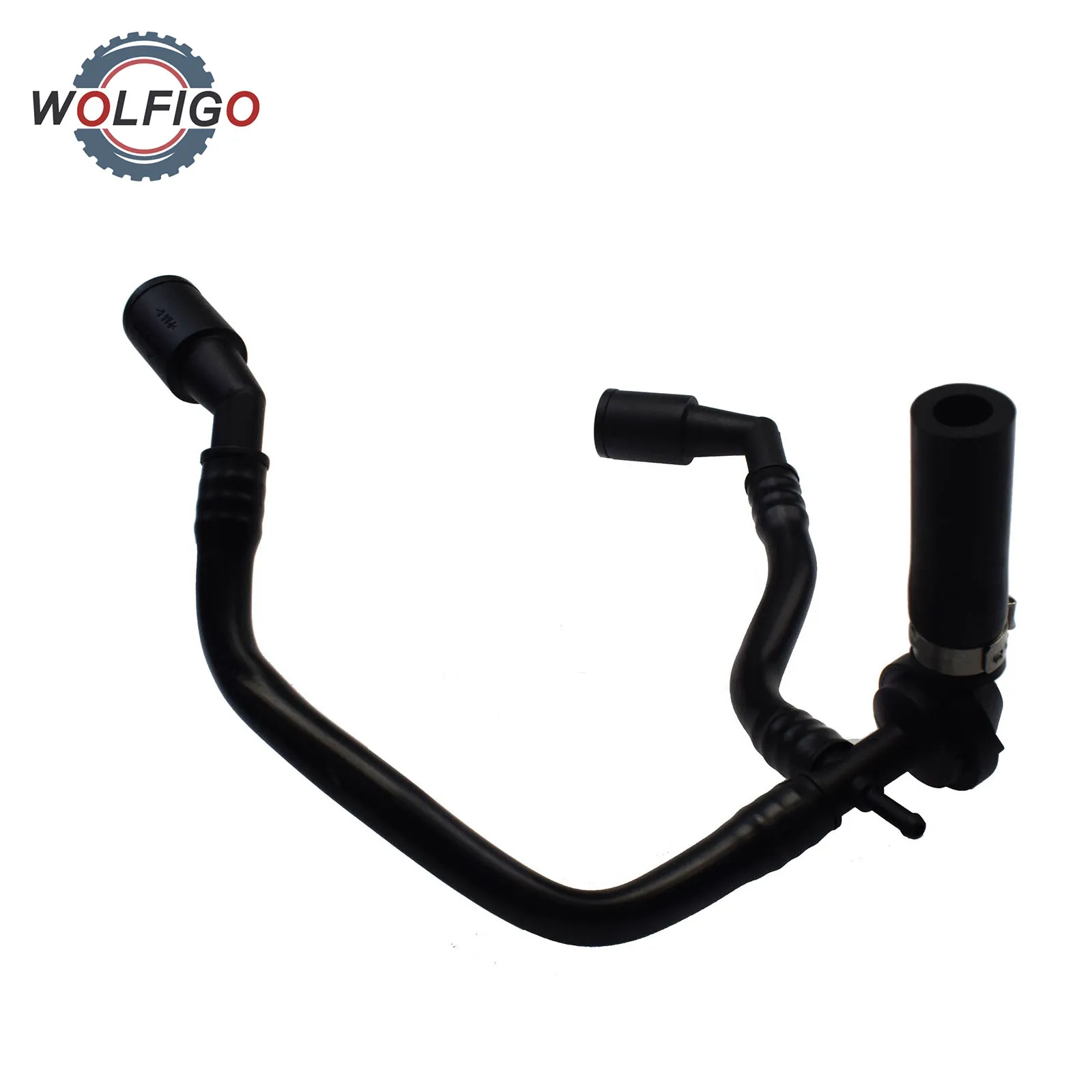 WOLFIGO Pump to Power Brake Booster Line w/ Check Valve For Audi A3 TT VW Eos GTI Jetta Passat 2006-2009 1K0612041GM V103631