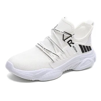 

2020 Summer Breathable Sneakers Men Comfortable Outdoor Jogging Tenis Sport High Top Shoes Men Lace-up Lightweight Casual Shoes