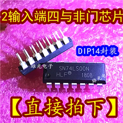 10 шт./лот SN74LS00N 74LS00 HD74LS00P DIP14 2
