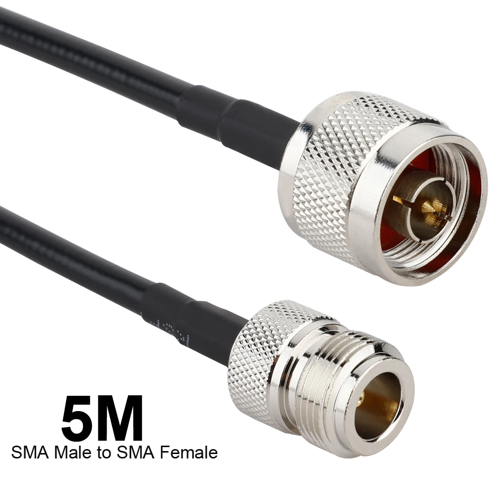 5/10/15 м кабель SMA охватываемый для SMA гайка проходной обжимной разъем RG316 коаксиальный кабель Соединительный