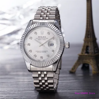 

Rolex- Women Men's Quartz Watch fashion Luxury Tops brand Gift gold Casual Waterproof Designer watches 903Orders