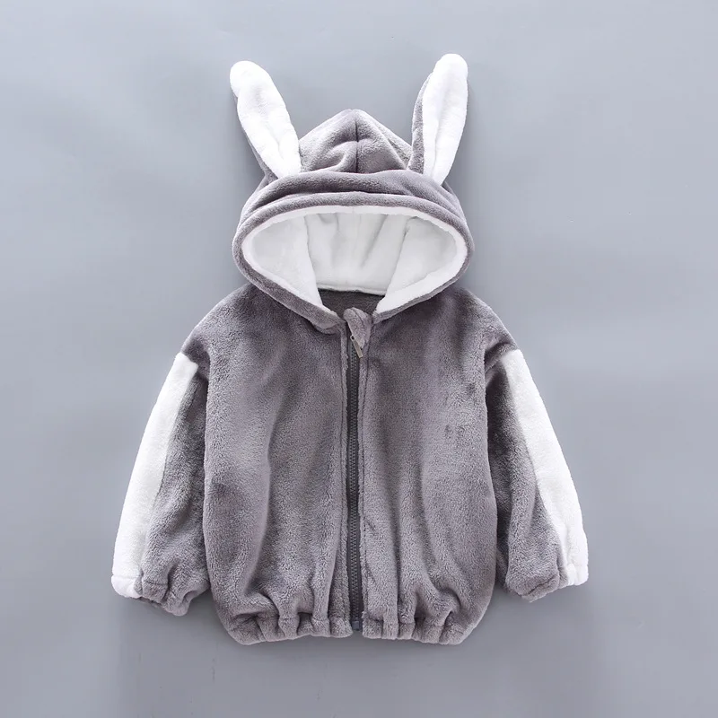 Kids Boys Girls Winter Clothing 2PCS Sets Cute Cartoon Warm Cotton-Padded Hooded Jackets+Pants Newborn Baby Outfits 24M-5T