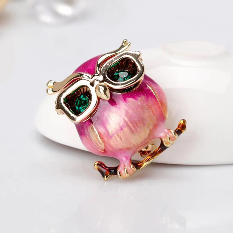 Cute Owl Brooch Fashion Personality Pin Exquisite All-Match Jewelry Accessories High Quality Simple Brooches Gift Friends | Украшения и
