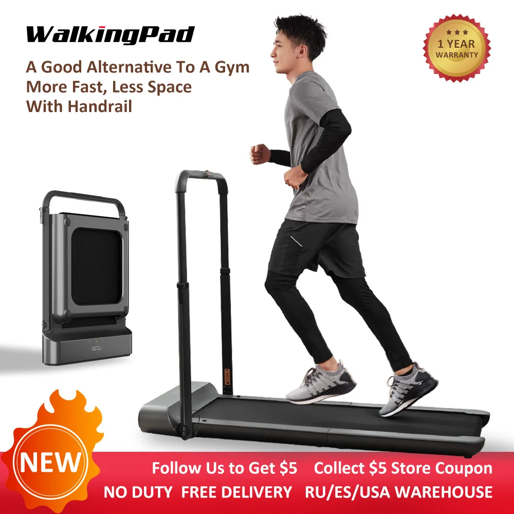 

WalkingPad R1 Pro Truly Foldable Treadmill Speed 0.5-10Km/H Running Walking 2in1 Upright Storage Home Office Xiaomi Joint Create