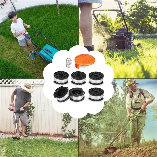 8 Pcs Line String Trimmer Multifunctional Autofeed Weed Grass