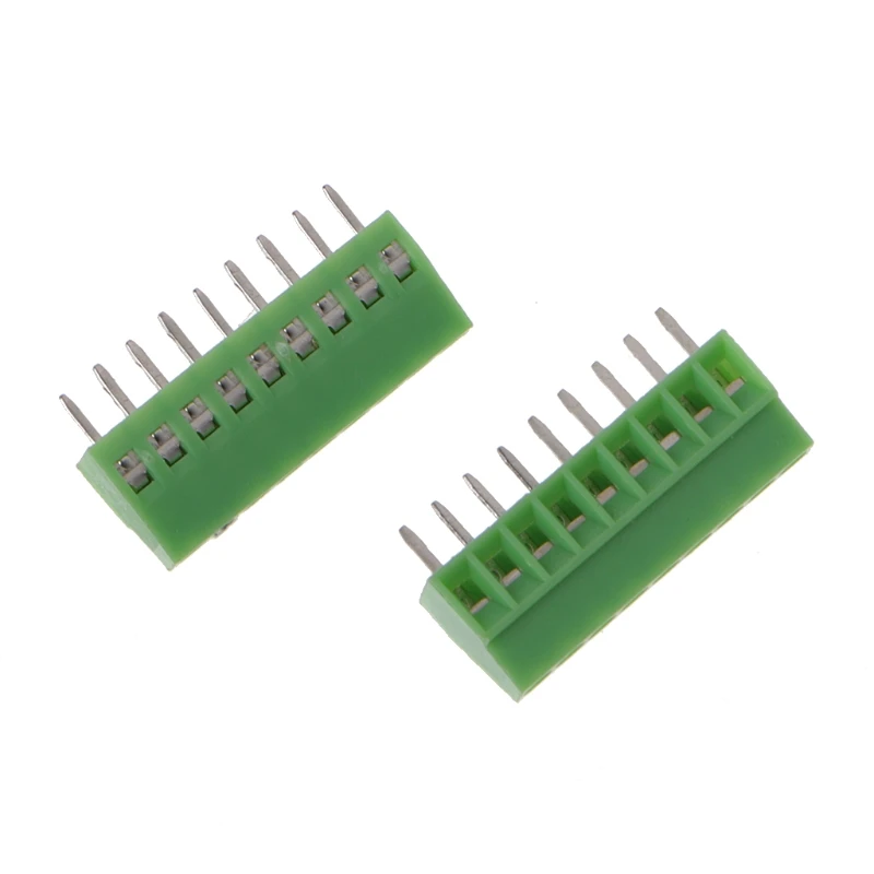 10 шт. 2Pin-10Pin винт PCB установленный клеммные блоки разъем 2,54 мм Шаг 77UC