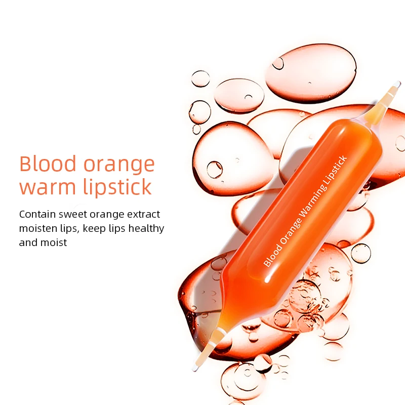 Sweet Orange Extract Lip Balm Temperature Changing Lip Balm Moisturizing Lighten Fine Lines Brighten Lipbalm