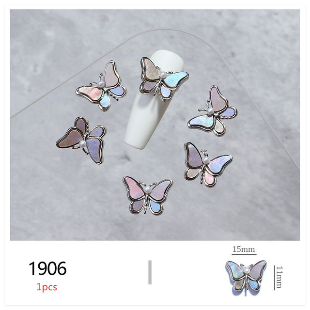 Fritillay Jewelry Nail Art Decorations 3D Insect Nails Accessories for DIY Manicure Design