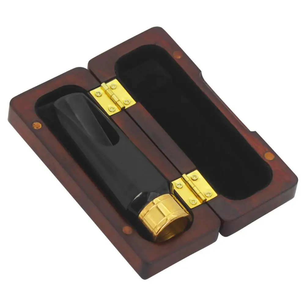 

Professional Handmade BE Alto Sax Saxophone Mouthpiece with Redwood Box Case Woodwind Instrument Accessories